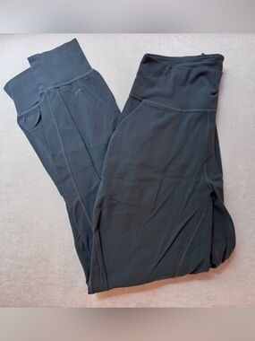 Lulu Grey/Green Performance Jogger Pants